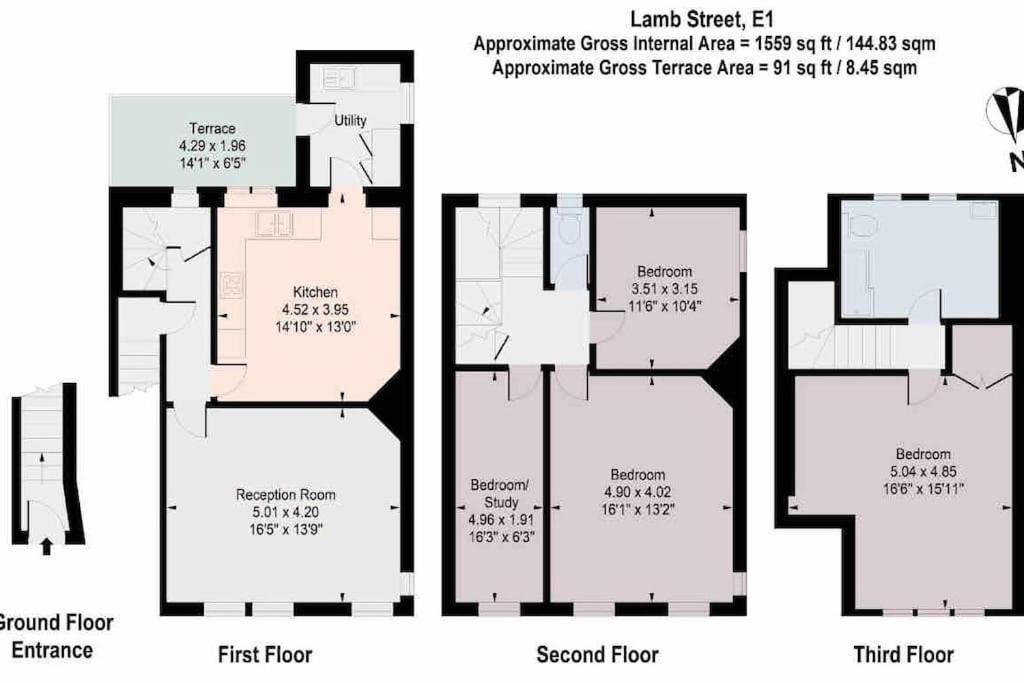Three-Storey, Renovated 1890S Heritage Home In Spitalfields Market Londra Dış mekan fotoğraf